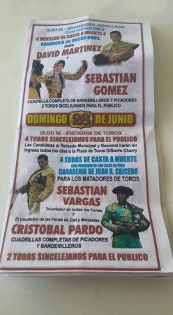 DAVID MARTINEZ EN EL ESPINAL EL 27 DE JUNIO